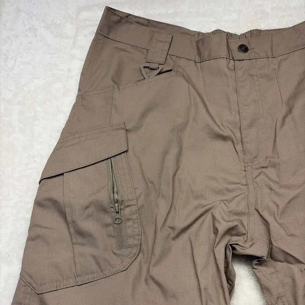 Tactical Pants Khaki Tan Outdoor Hiking Military RipStop Cargo Pants Men’s XXL